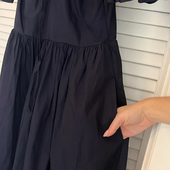 NWT Quince organic cotton puff sleeve dress size S - Picture 7 of 9